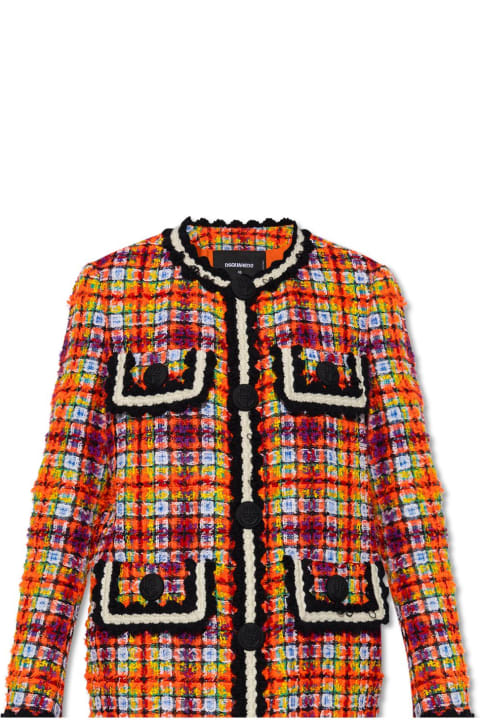 Fashion for Women Dsquared2 Tweed Coat