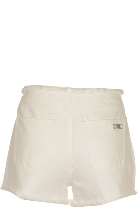 ウィメンズ新着アイテム Michael Kors Collection Buttoned Fitted Shorts