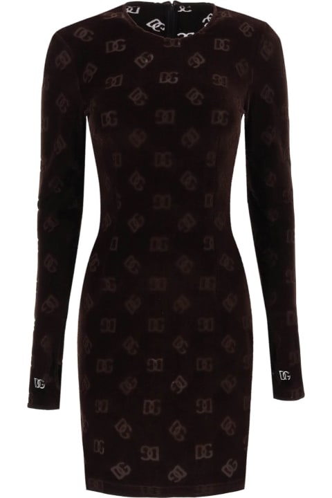 Dolce & Gabbana Clothing for Women Dolce & Gabbana Chenille Mini Dress
