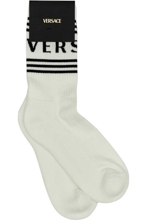 Homeware Versace Cotton Socks With Logo