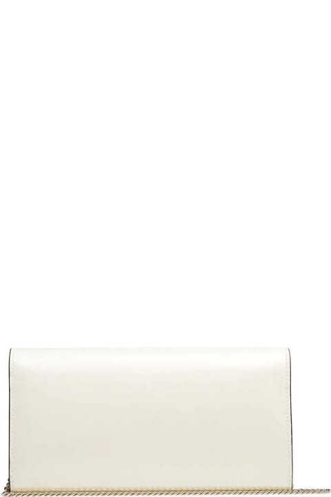 Jimmy Choo Clutches for Women Jimmy Choo Emmie Clutch Bag In Milk Patent Leather