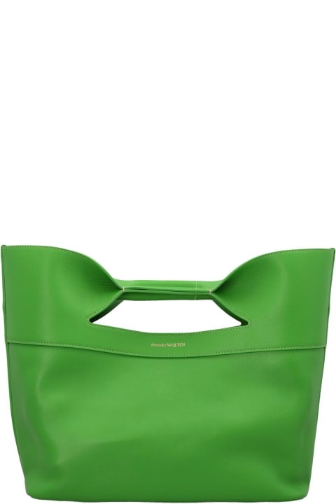 Totes for Women Alexander McQueen Logo-printed Top Handle Bag