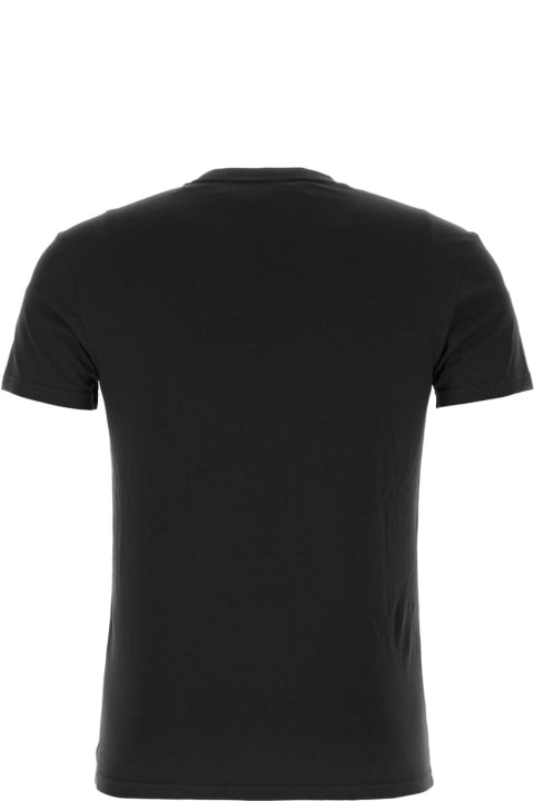 メンズ Emporio Armaniのトップス Emporio Armani Black Stretch Cotton T-shirt