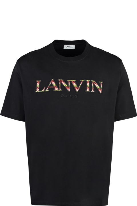 Lanvin for Men Lanvin Black Cotton T-shirt