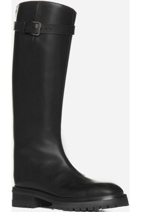 Nes Leather Riding Boots