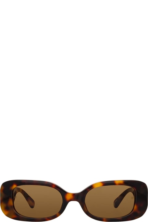 Linda Farrow Eyewear for Women Linda Farrow Lfl1117 T - Shell / Yellow Gold Sunglasses