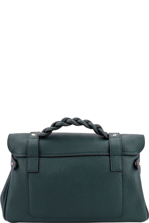 Homeware Mulberry Mulberry Woman
s Alexa Heavy Green Leather Handbag