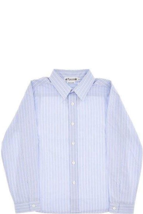 Bonpoint Shirts for Boys Bonpoint Tangui Striped Long-sleeved Shirt
