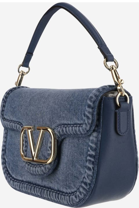 Valentino Garavani for Women Valentino Garavani Locòin Denim Shoulder Bag