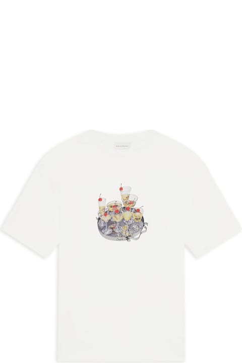 Drôle de Monsieur ملابس علوية لـ القسم الرجالي Drôle de Monsieur Le T-shirt Cocktails