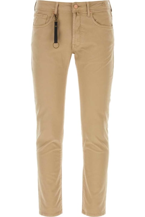Incotex for Women Incotex Beige Stretch Cotton Pant