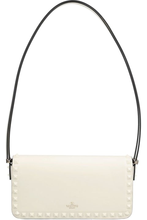 Bags for Women Valentino Garavani Garavani Rockstud23 E/w Foldover Top Shoulder Bag