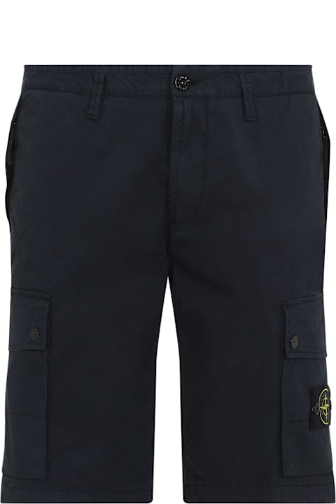 سراويل لـ القسم الرجالي Stone Island Slim Bermuda