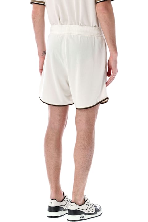 Fendi Pants for Women Fendi Jacquard Football Shorts