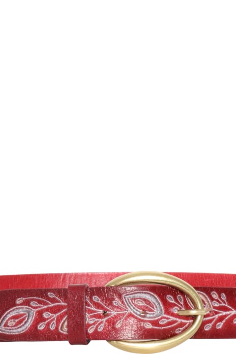 Orciani for Women Orciani Red Leather Belt