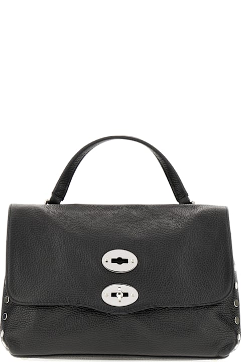 Zanellato for Women Zanellato Black Leather Small Postina Handbag