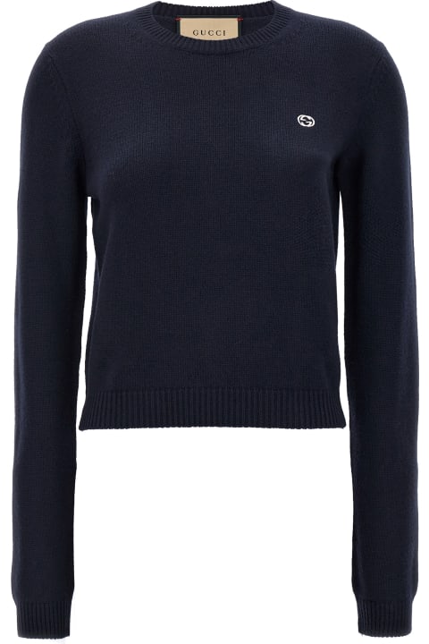Gucci Sweaters for Women Gucci Logo Sweater