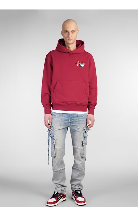 Homeware AMIRI Sweatshirt In Bordeaux Cotton
