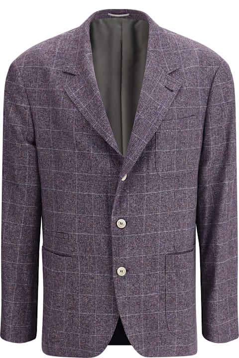 الملابس لـ القسم الرجالي Brunello Cucinelli Blazer Jacket