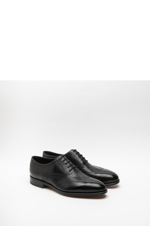 John Lobb Shoes for Men John Lobb Stowey Black Calf Oxford Shoe (fitting F/ee)