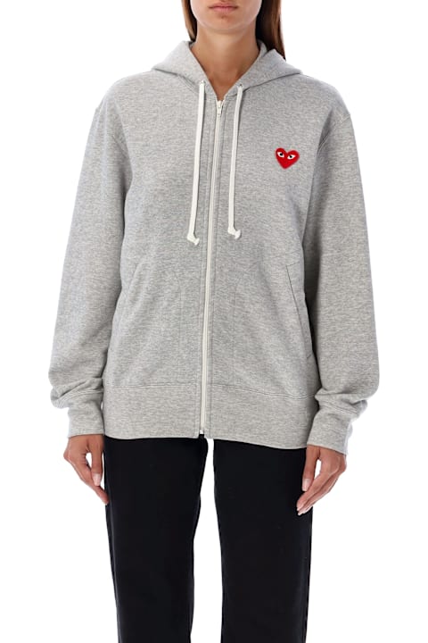 Homeware Comme des Garçons Play Red Heart Zipped Hoodie