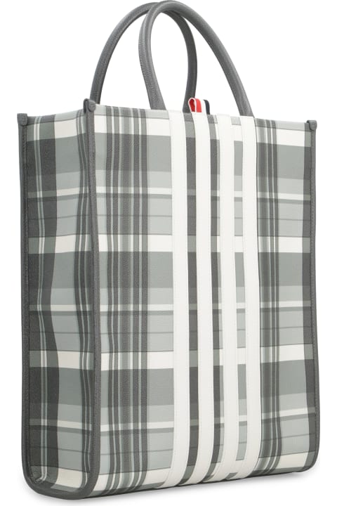 Totes for Men Thom Browne Vertical Leather Tote
