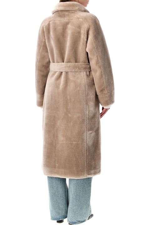 Homeware urbancode Reversible Faux Fur Belted Coat With Suede Interior