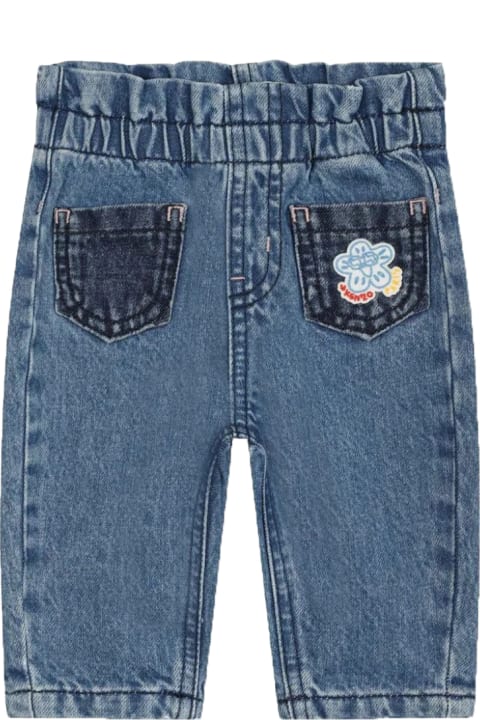 Kenzo Bottoms for Baby Girls Kenzo Cotton Denim Jeans