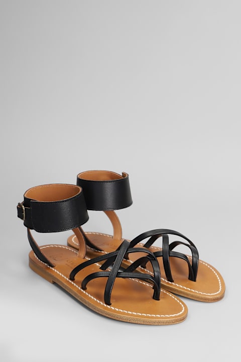 ウィメンズ K.Jacquesのシューズ K.Jacques Selyse F Flats In Black Leather