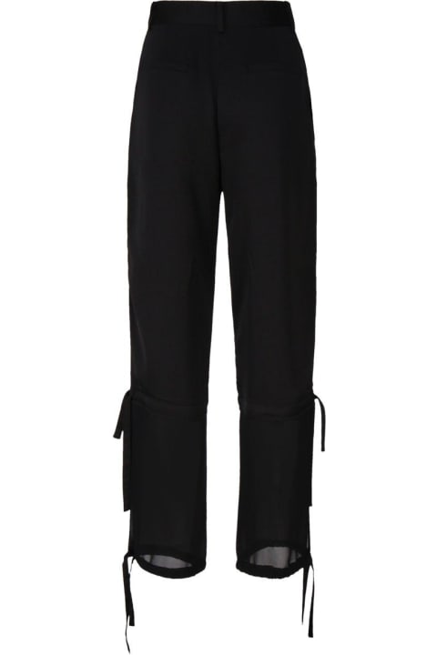 Pants & Shorts for Women Pinko Georgette-crepe Mid-rise Cargo Trousers Pinko