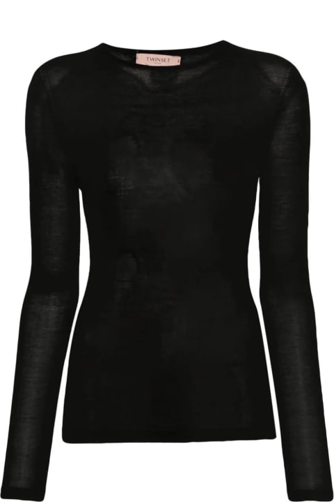TwinSet for Women TwinSet Long Sleeves Crew Neck Sweater