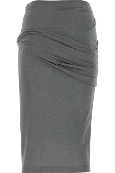 Givenchy Sale for Women Givenchy Grey Crepe Skirt