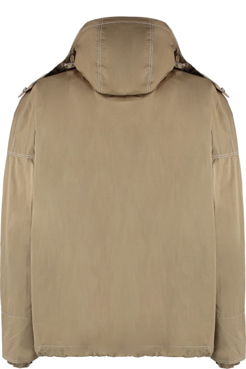 Bottega Veneta Coats & Jackets for Men Bottega Veneta Technical Fabric Hooded Jacket