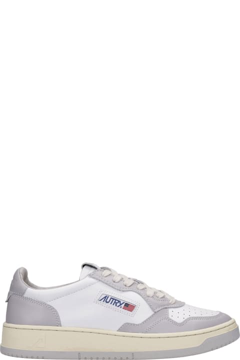 Autry for Men Autry 01 Sneakers In White Leather