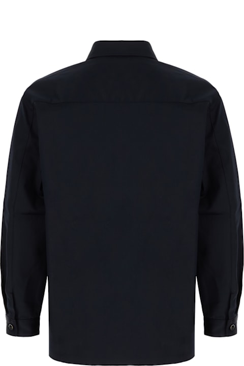 Nine in the Morning معاطف وجواكت لـ القسم الرجالي Nine in the Morning Navy Blue Cotton Blend Jacket
