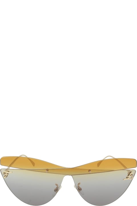 Fendi Eyewear Eyewear for Women Fendi Eyewear Ff 0400 - Gold Sunglasses