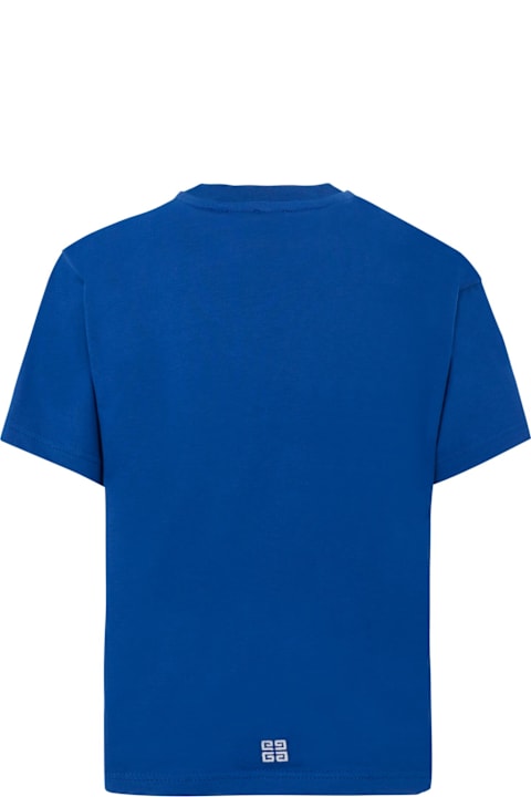 Homeware Givenchy Blue T-shirt For Boy With Logo