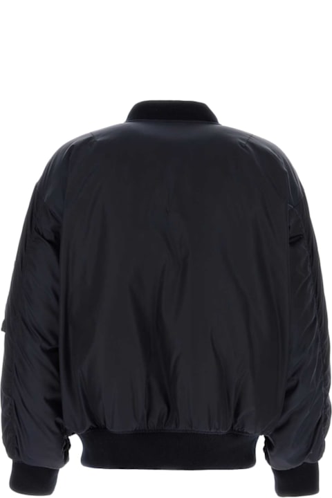 Prada Sale for Men Prada Blue Re-nylon Oversize Padded Bomber Jacket