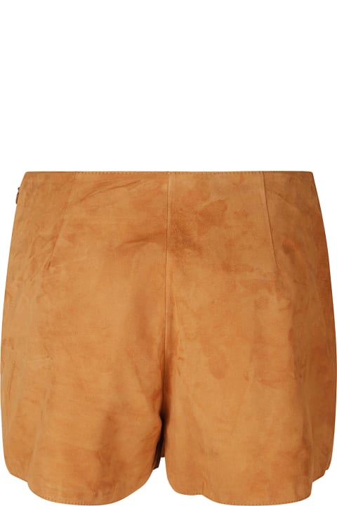 Fashion for Women Ermanno Scervino Plain Velvet Shorts