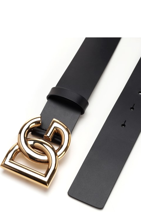 Black 'dg' Belt