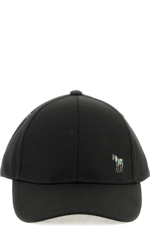 メンズ PS by Paul Smithの帽子 PS by Paul Smith Zebra Logo Baseball Cap