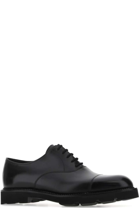 John Lobb Loafers & Boat Shoes for Men John Lobb Black Leather City Ii Lace-up Shoes
