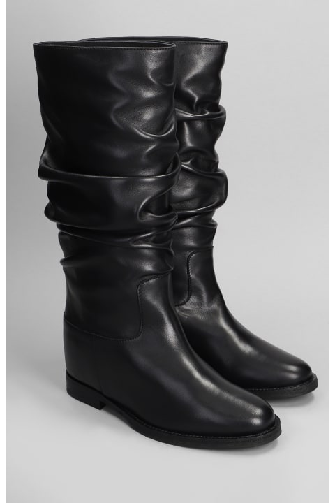Boots for Women Via Roma 15 In Black Leather