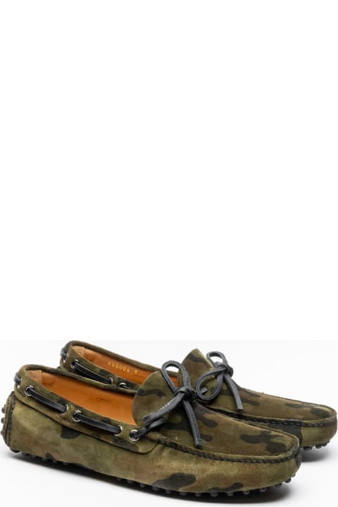 Loafers & Boat Shoes for Men Car Shoe Kud006 Camouflage Suede Driving Loafer