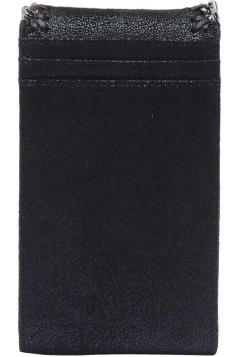 Clutches for Women Stella McCartney Stitched-trim Chain-linked Phone Case