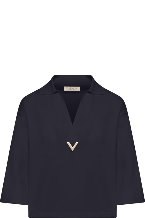 Sweaters for Women Valentino Garavani Jumper With V Detail
