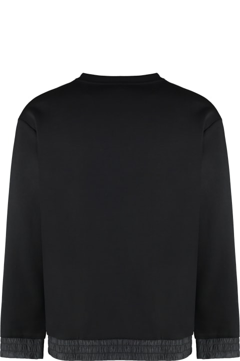 Hugo Boss Fleeces & Tracksuits for Men Hugo Boss Cotton Blend Crew-neck Sweatshirt