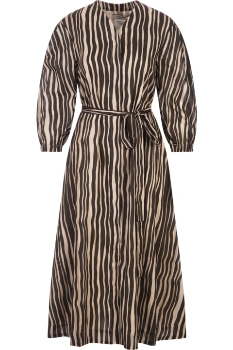 'S Max Mara Clothing for Women 'S Max Mara Dark Brown Pomelia Dress