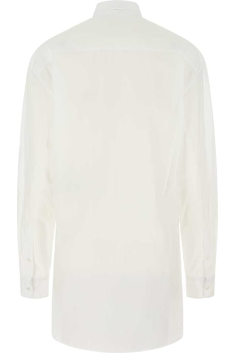 Ann Demeulemeester Topwear for Women Ann Demeulemeester White Cotton Elisabeth Shirt