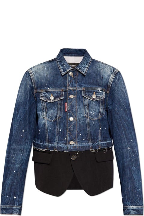 Dsquared2 for Women Dsquared2 Layered Denim Jacket